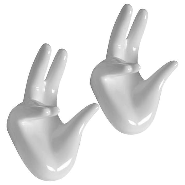 Keramisk handarmbandsställ för smyckesdisplay 2 st vit unik design