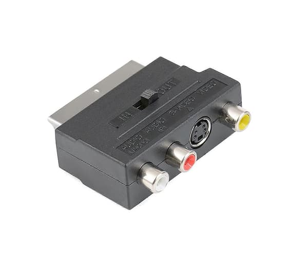 SCART-adapter - SCART till 3 RCA & S-Video Adapter Box [db]
