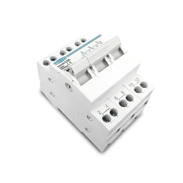 To319g 3p 63a Dubbel Manuell Överförings Isolering Switch Interlock Kretsbrytare