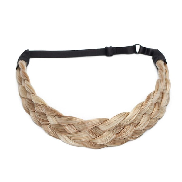 Tjockt Flätat Elastiskt Hårband Håraccessoar För Kvinna [db] ashblonde&bleachblonde