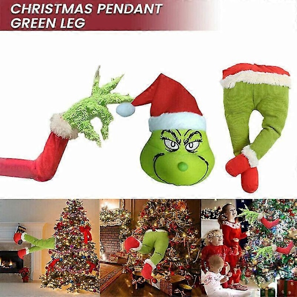 How The Grinch Stole Christmas Decoration The Grinch Plush Toy Doll  Xmas Tree Decor {db]