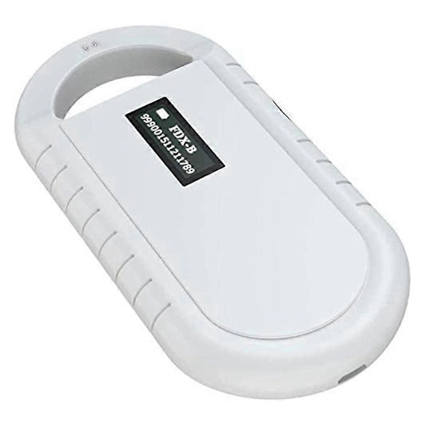 Dyrebrikke Leser for Dyr RFID Chip Dyr ISO Transponder for Dyreidentifikasjon {db} white