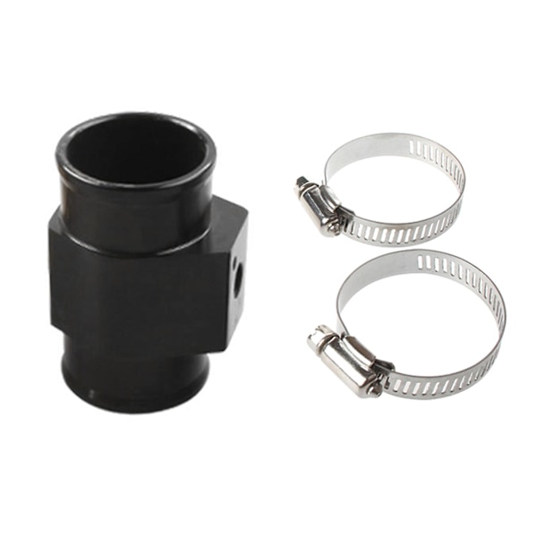 Vanntemperaturmåler Sensor Radiator Slange Adapter 26/28/30/32/34/36/38/40mm db Black 26mm