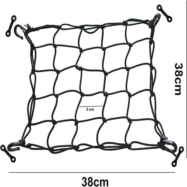 Kayak Canoe Deck Cargo Net Luggage Net for Motorcycle Bicycle and ATV Kayak Boats Canoe Movement  [dB}