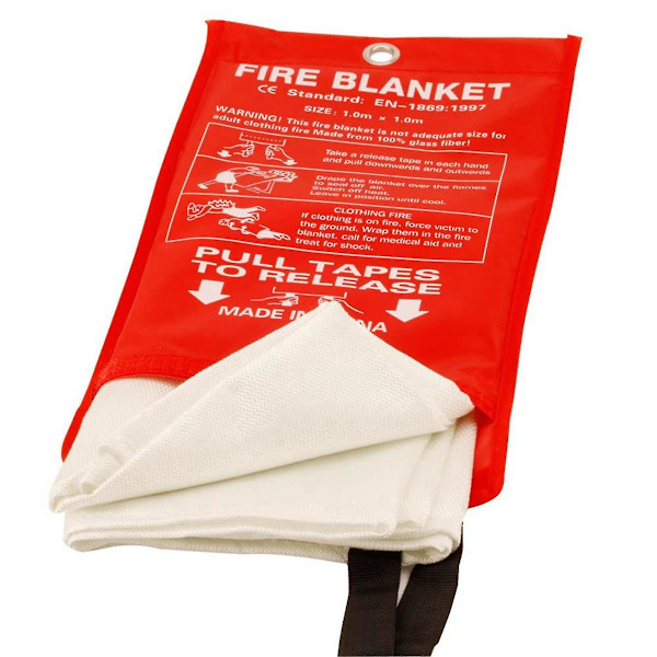 Brandfilt i glasfiber, brandfilt för nödsituationer, flamskyddad filt, nödöverlevnadssäkerhet