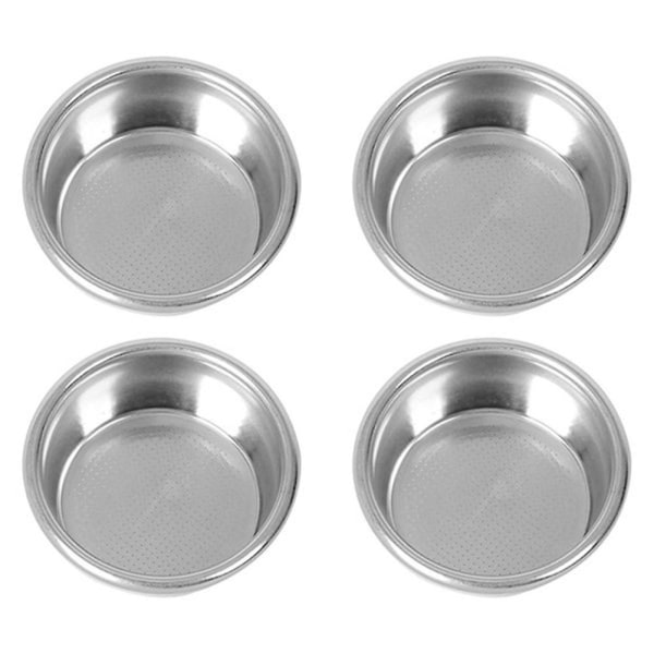 Db 4-pak 54mm filterkurv til Sage 870/875/878/880 54mm halvautomatisk kaffemaskine bundløs Han silver