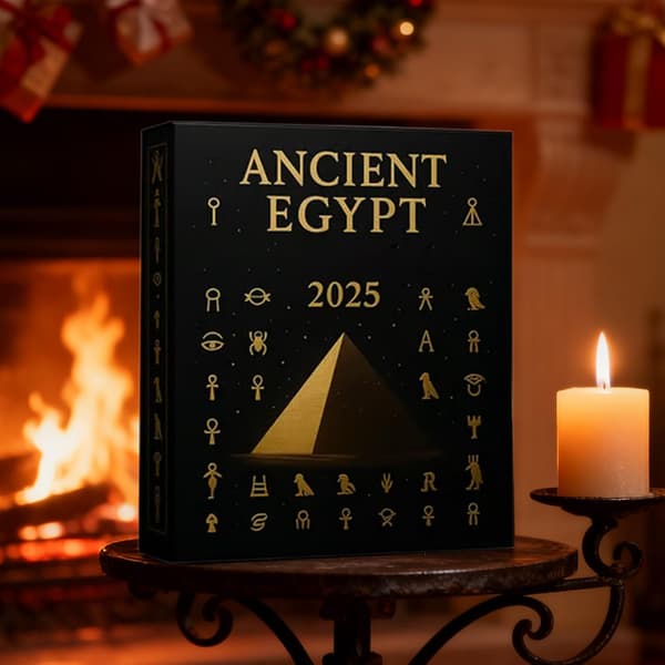 Julekalender | 2D Akryl Anheng, 24 Dager Egypt Julepynt 2025 | for Ferie Stue Gårdshus Bilinteriør Dr[DB]