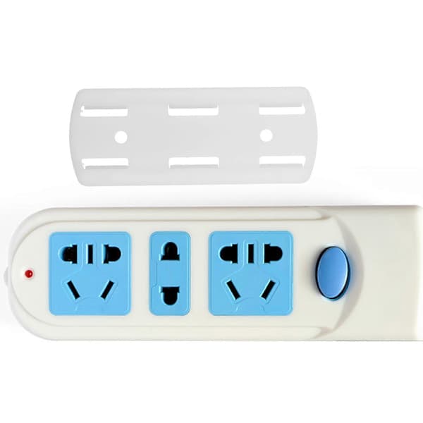 Hullfri stikkontaktfeste for veggmontering 4 stk. Slitesterk ABS-holder