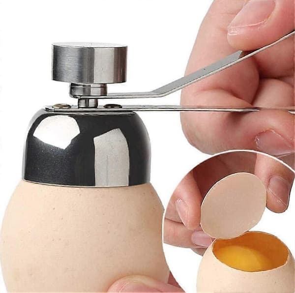Eggåpner i stål, eggåpner i rustfritt stål, eggehvite separator, rustfritt [DB]