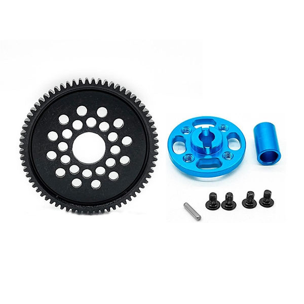 Tt02 Tt02d 1/10 malliautoon suurnopeuksiset metalliset isot hammaspyöräsarjat (68t) 54500 alumiinisarja Rz007