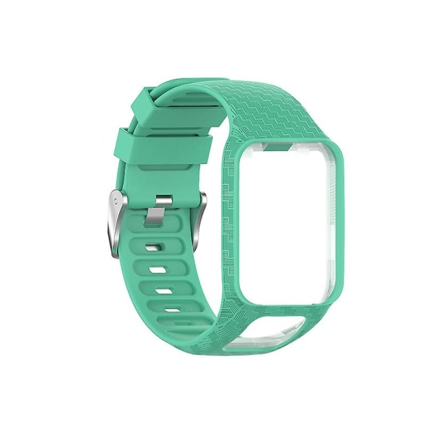 Mjukt justerbart watch i silikon för Tomtom Adventurer Golfer Runner Teal
