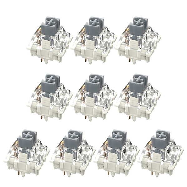 Gateron G Pro 2.0 -kytkimet Smd Rgb Lineaariset Taktiiliset Voideltu Kytkimet 3-napaiset Spot-valot [DB] 6