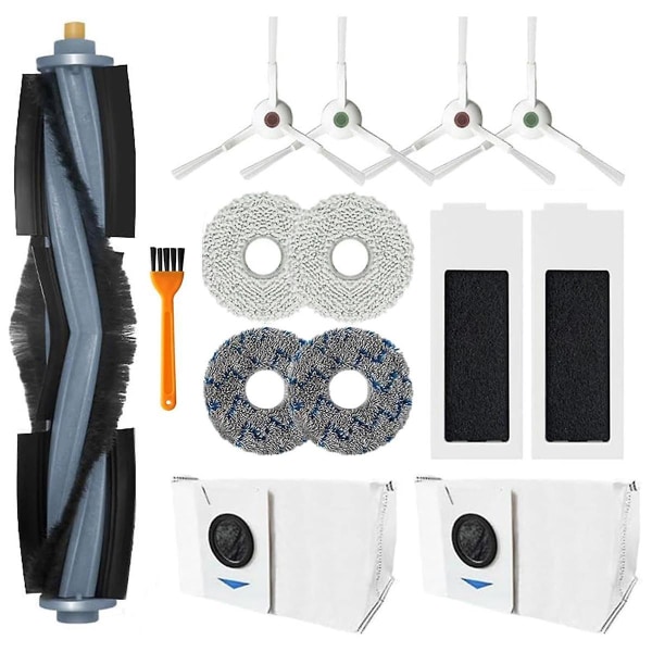 Deebot T20 Omni -robotti-imurin lisävarusteet, pääsivuharja, Hepa-suodattimet, pölypussit, moppilevyt, varaosat [DB] as shown