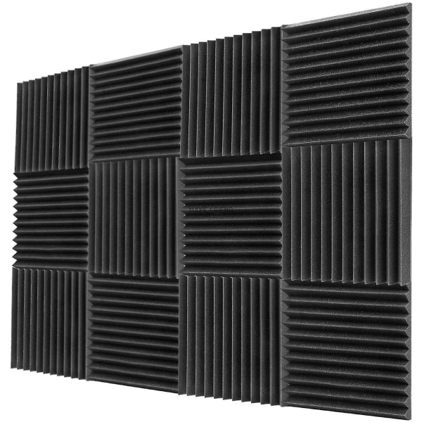 12 stk 300x300x25mm akustisk skum lydisolasjonspaneler for Ktv Bar Lydisolering Studio Kiler