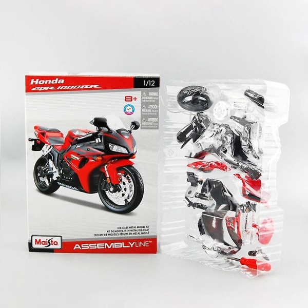 Maisto 1/12 Kawasaki H2r Ninja Samlet Version Motorcykel Model Legetøj Køretøjssamling Shork-absorber Off Road Autocykel Legetøj Db HONDA CBR1000RR