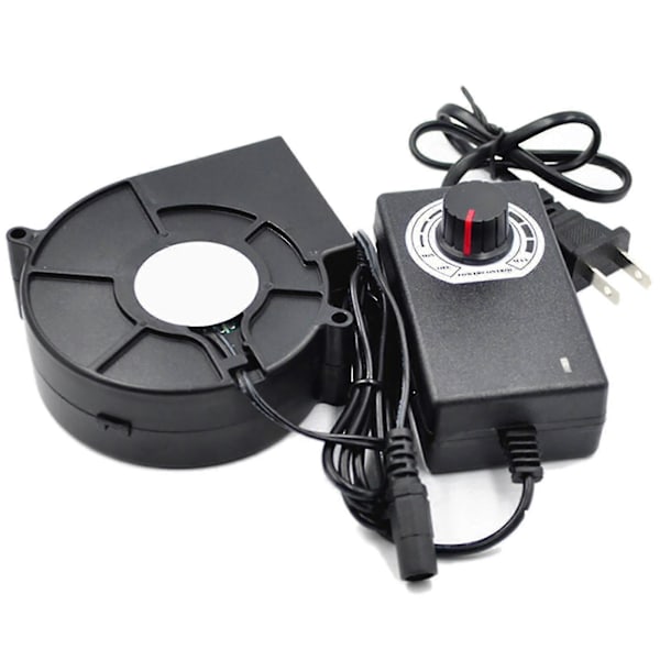 97mmx33mm Luftblåsfläkt med Hastighetsregulator Stark Vind Kompatibel Spis Skåp Rökutsug AC-driven Fläkt 9733 Kompatibel Gör-det-själv db 220V 2 wire governor*US