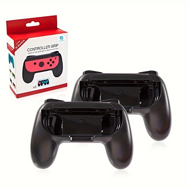 OUBANG 2 kpl kahvat yhteensopivat N-Switch Joypadin kanssa, kulutuskestävä kahvapaketti yhteensopiva Switch Joypad -ohjainten kanssa{db} [Bule + Red]*2+[Black + Black]*2