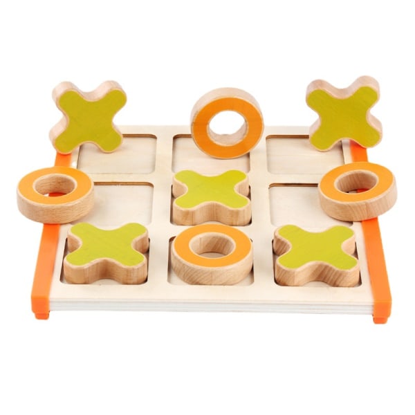 Tic-tac-toe XO sjakk tre-nivå spill Lianliankan Montessori tidlige læremidler morsomme barneleker