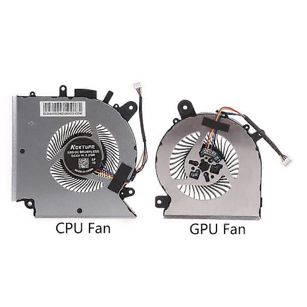 MSI Katana GF66 GF76 11SC 11UC -kannettavan CPU-jäähdytystuuletin 5V 4-nastainen GPU-jäähdytin [DB] CPU GPU