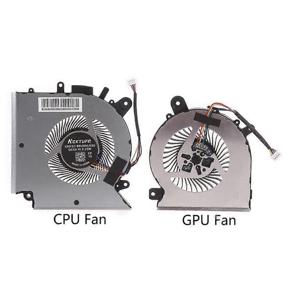 til MSI Katana GF66 GF76 11SC 11UC Laptop CPU Køleventilator 5V 4pin GPU Radiator [DB] CPU GPU