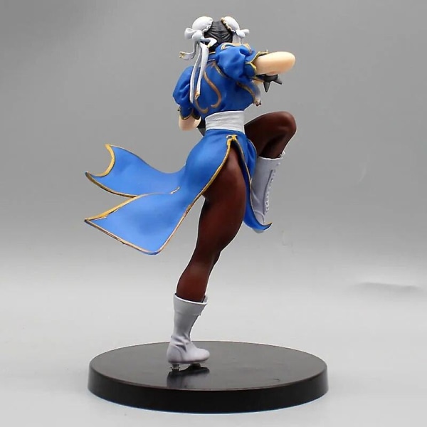 18cm Street Fighter Figurer Chun-li Pvc Actionfigurer Chun Li Kampstatue Dekoration Dukkesamling Model Legetøj Gave [DB] 18cm no box