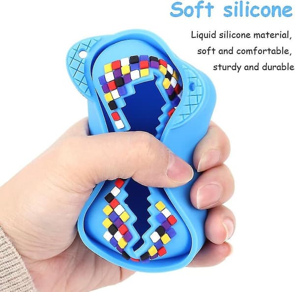 Silikonfodral för Bitzee Digital Pet Interactive Virtual Toy, skyddande hudfodral för Bitzee Virtual Electronic Pets Accessories db Blue