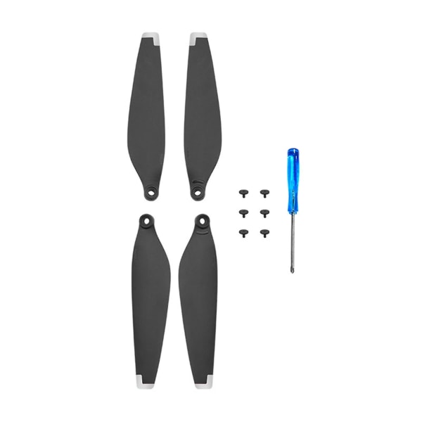 16 stk propellerudskiftning til Dji Mini 3 Pro fjernbetjening dronetilbehør A [DB] silver 4pcs