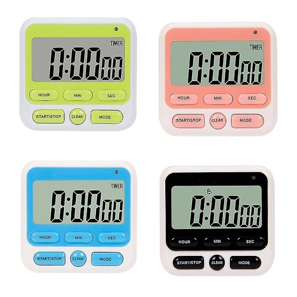Digital Köktimer - Bakning, Pizza, Nedräkning, Alarm {Db} Black