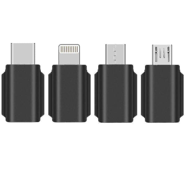Smarttelefonadapter for DJI Pocket 2 Osmo Pocket iOS Lightning Micro USB-C Android Positiv Standard Omvendt Data Gimbaldeler {db} Black
