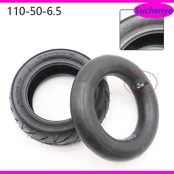 11 tum 110/50-6.5 Inre och yttre däck innerslang böjd ventil för 49cc Mini Dirt Bike Elektrisk Scooter Mini Motor  [dB} Inner and Outer