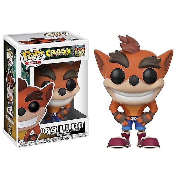 Games Series Crash Crash Bandicoot #273 Eksklusiv Vinyl Actionfigur Dukker Legetøj Til Børn Fødselsdagsgaver Db 273.2 no box