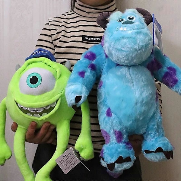 Disney Kawaii Sulley Mike Wazowsky Monsters University Stoffdyrsett Søte Pixar Dukker For Jente Gutt Bursdagsgave [DB] Mike Wazowsky