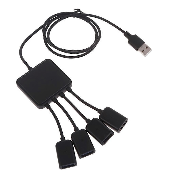 USB-keskitin 4-porttinen USB 2.0 -sovitin USB-jakaja 4-porttinen USB-laajennin USB-sovitin db