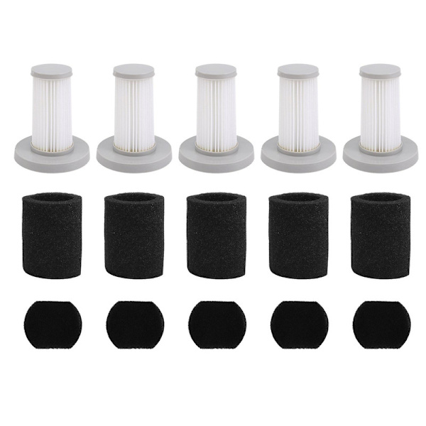 Kädessä pidettävä pölynimuri Hepa-suodatin sienisuodatin sarja Xiaomi Deerma DX700 DX700S imuri varaosat tarvikkeet [DB] Black  white
