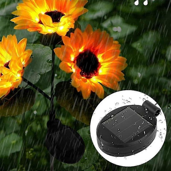 4 Pakkausta Aurinko LED-valon Vaihto Yläosan Paneeli, Aurinkopaneeli Lyhty Kannen Lampun Tarvikkeet [DB] Photo Color