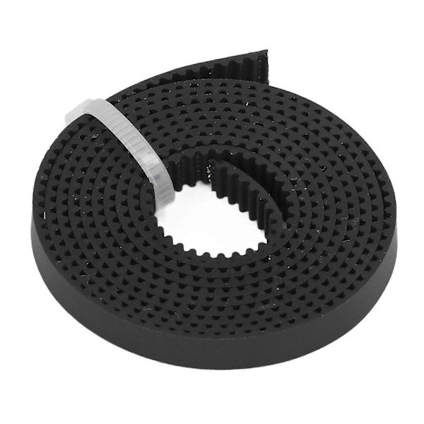 3D Print Fleksibel Åben Tandrem Lav Støj Slidstærk Gummi Drivrem 6mm 10m db