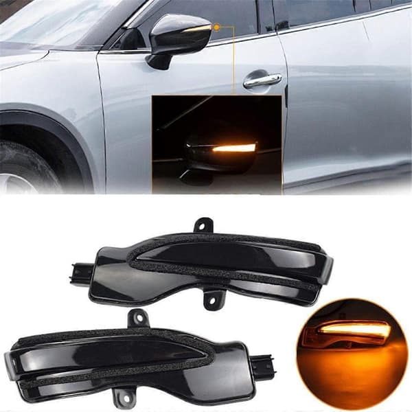 Dynamisk LED blinklys for sidespeil, for Mazda CX-3 CX-4 CX5 KE 2016- [DB] Black