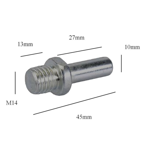 10-delt Rundt Slibningssæt med Polstret og Boret Adapter til Blandet Grussliber 125Mm Slibeskive Db black  brown