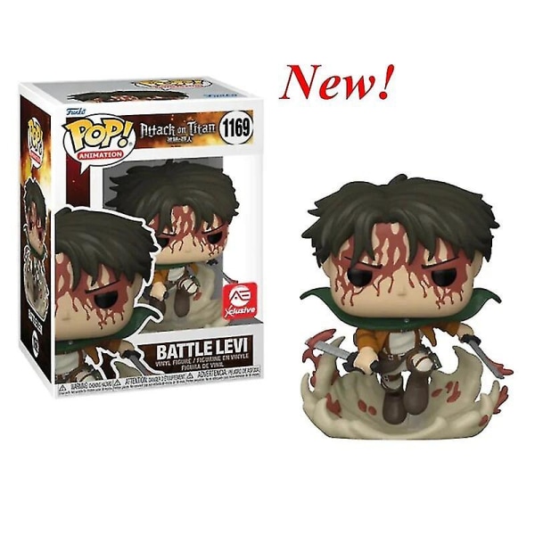 2023 Nyaste Pop Attack On Titan Serie #1169 Battle Levi Actionfigur Leksakssamling Gåvor Db 1169 no box