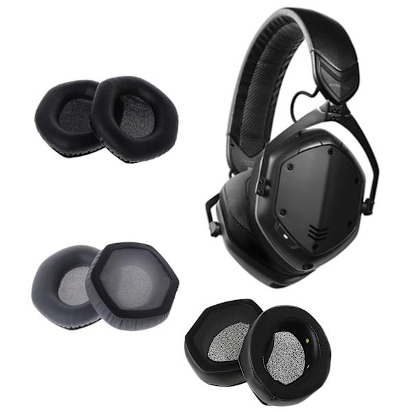 Öronkuddar för V-moda Crossfade 2 Wireless M-100-huvudband [DB] Black Ear pads