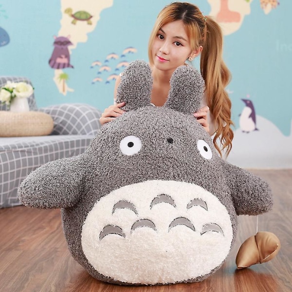 20-70cm Jätteplysch Totoro Leksaker Cartoon Tonari No Totoro Plyschkudde Härliga Stoppade Dockor För Barn Flickor Födelsedagspresenter [DB] 30cm