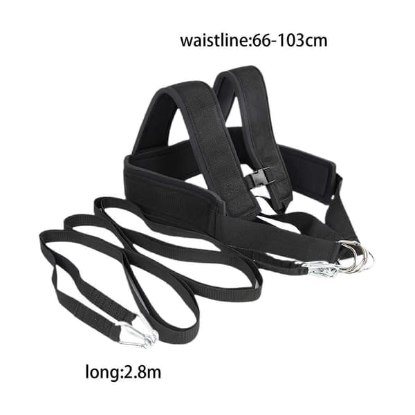 Slepetrekk Stropper Treningsstropper Utøvere Slepetrekk Stropper Sled Trainer Pull [DB] Shoulder Strap