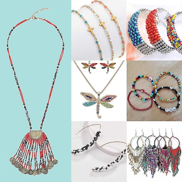 A-z Akrylbokstäver Alfabetet Pärlor Kit Diy Armband Konst Smycken Tillverkning Tillbehör Material Charms För Halsband Örhängen [DB]