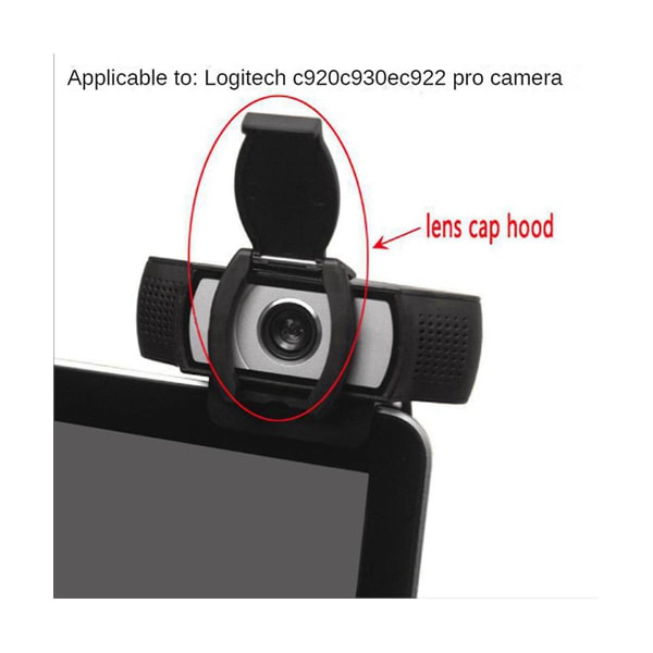 Til HD-webkamera C920 C922 C930e Privacy Shutter Objektivhætte Emhætte Beskyttelsescover Beskytter objektivdæksel tilbehør,d