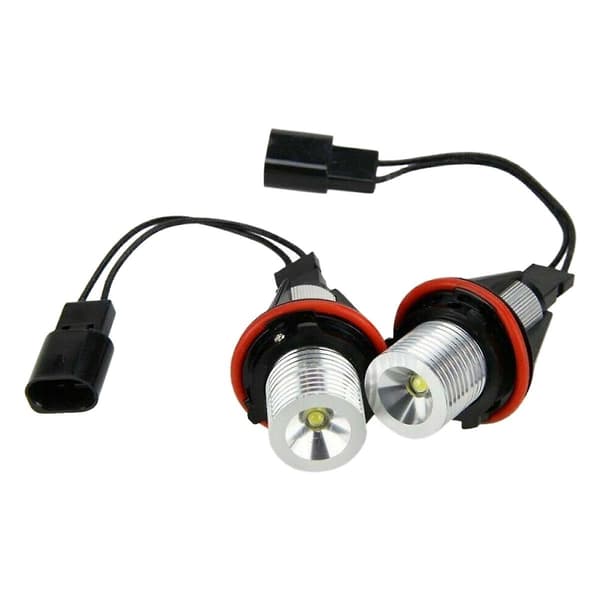 8000K Røde LED Angel Eye Markør Halo Lyspærer Lamper for - E39 E53 E60 E63 E64 E66 E87 5 6 7 X3 X5  [dB} Black
