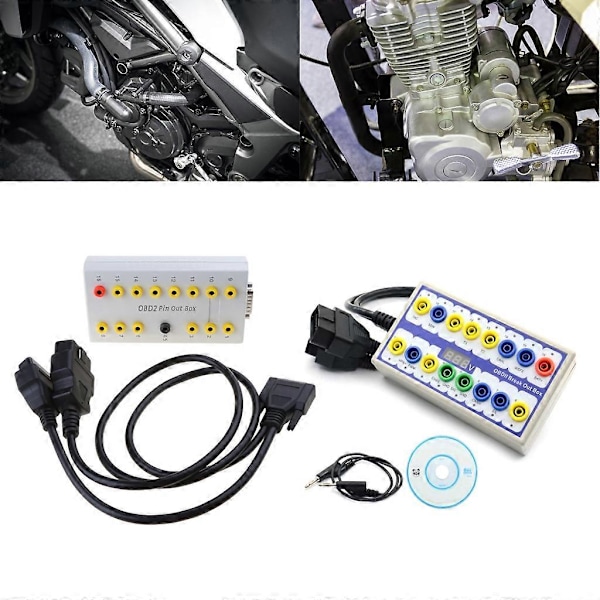 Auto Bil OBD 2 Break Out Box OBD2 Breakout Box OBD OBDII Protokolldetektor [Db] 1 Set first generation