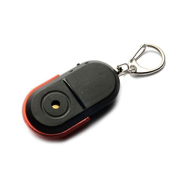 Praktisk Anti-Lost Fløjte LED Nøglefinder Lokator Nøglering til Mænd Kvinder {db} Yellow