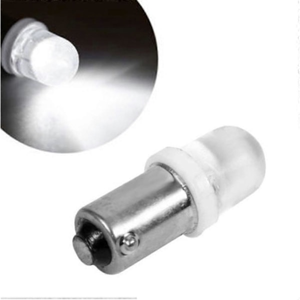 20 stk T10 T11 BA9S T4W 1895 Bil Blinklys LED Pære 12V Hvit LED Pærer [DB]