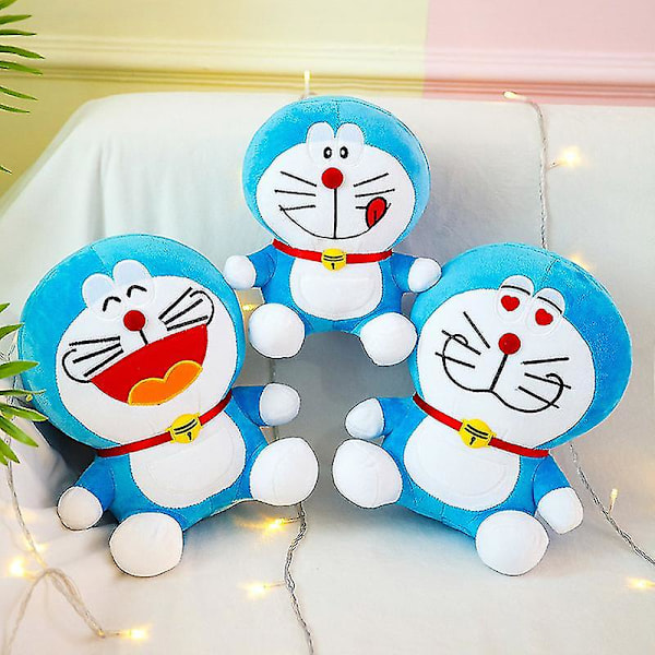 Doraemon Plyslegetøj Doraemon Pude Jingle Cat Dukke Dukke Valentinsdag Fødselsdagsgave [Db] Big laugh 25 cm