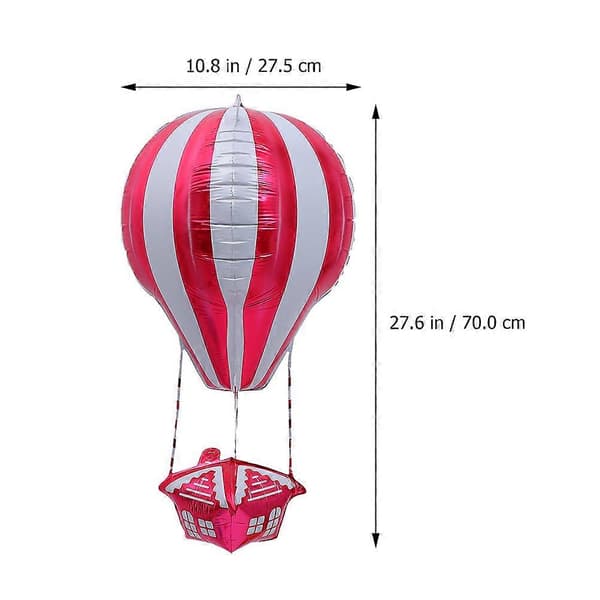 Børnefødselsdag Varmluftsballon Dekoration Ballonpynt 2 stk. sæt[DB]